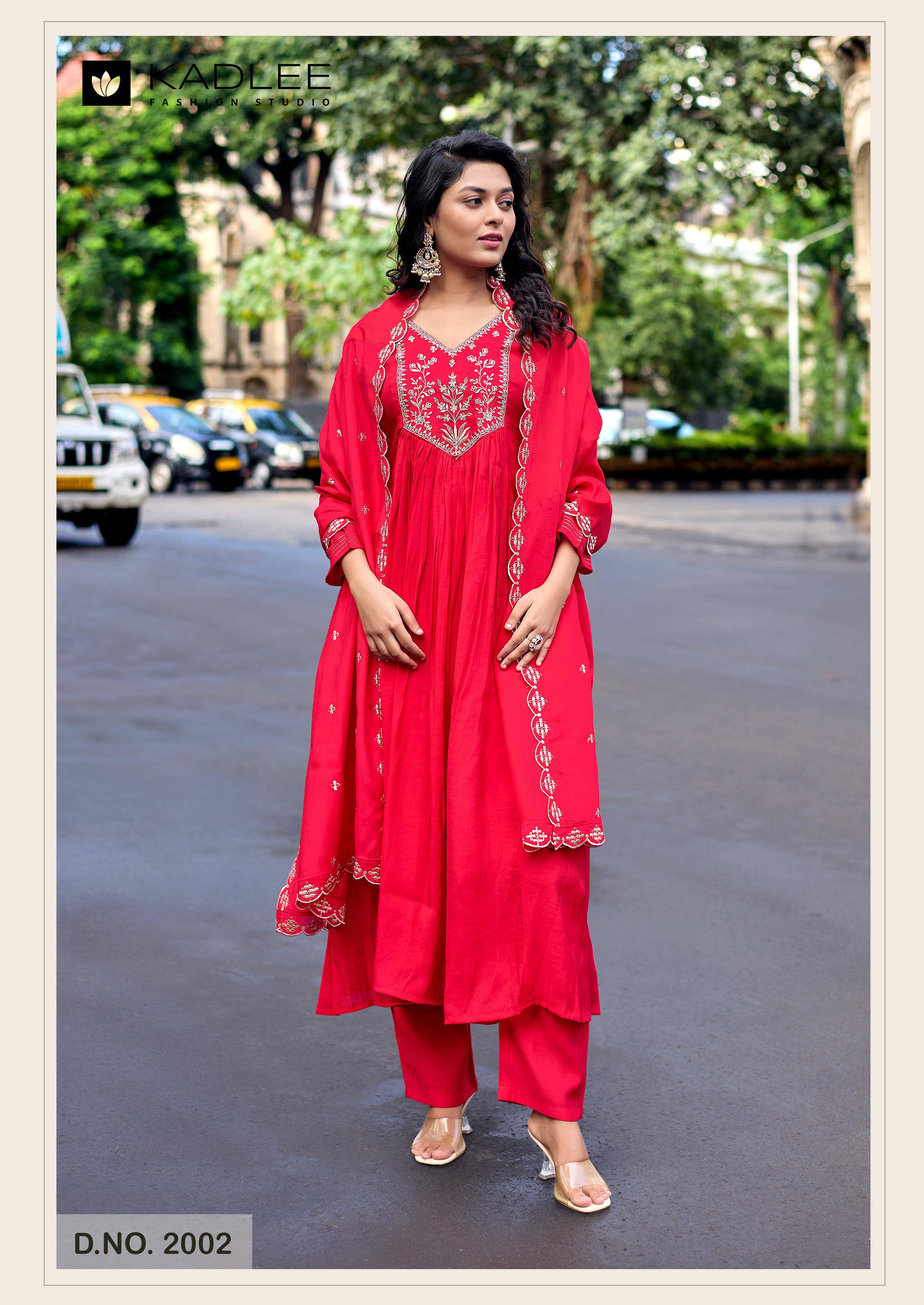  Shehnaz By KADLEE 2001 To 2004 Series Beautiful Festive Suits Colorful Stylish Fancy Mull Chanderi dresses At Wholesale Price